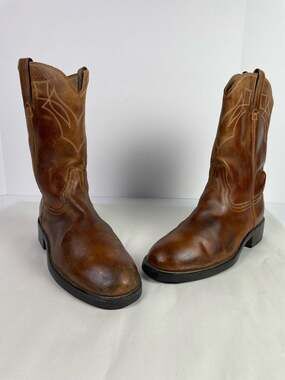 Durango TR4134 Brown Leather Western Cowboy Boots Size 7.5 D